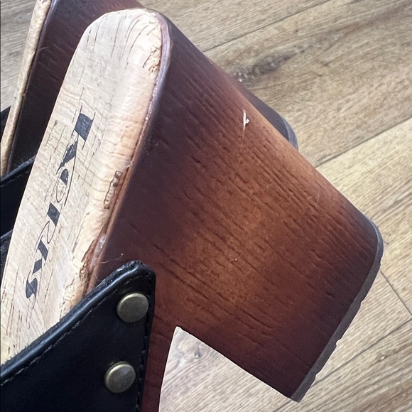 Kork-Ease Lynda Black Platform Sandals Size 10M - Picture 8 of 10